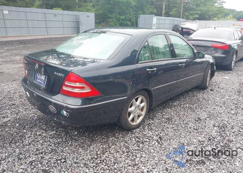 2004 Mercedes-Benz C 240 4Matic from USA, damaged, VIN WDBRF81J54F463605